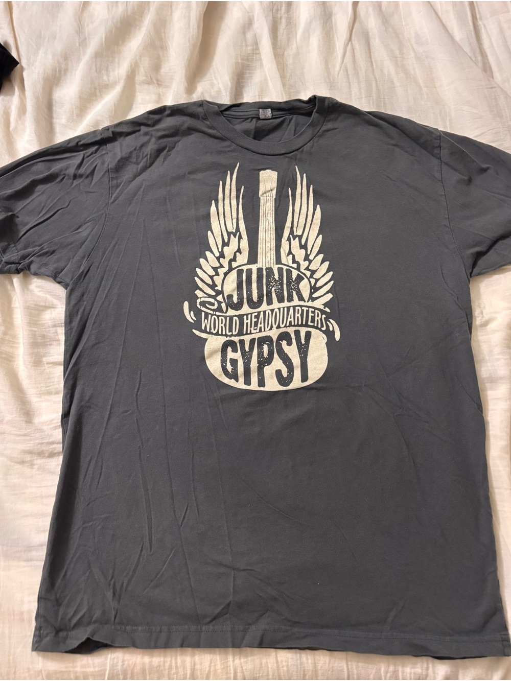 Junk Gypsy Black Short-Sleeve Graphic Tee